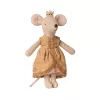 Jucarie textila - PRINCESS MOUSE - BIG SISTER - Gold - Maileg