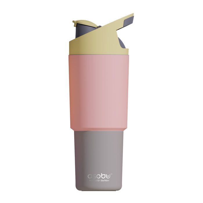 Sticla termos cu invels ceramic in interior Cosmic - Editie speciala - Pastel Peach - Asobu