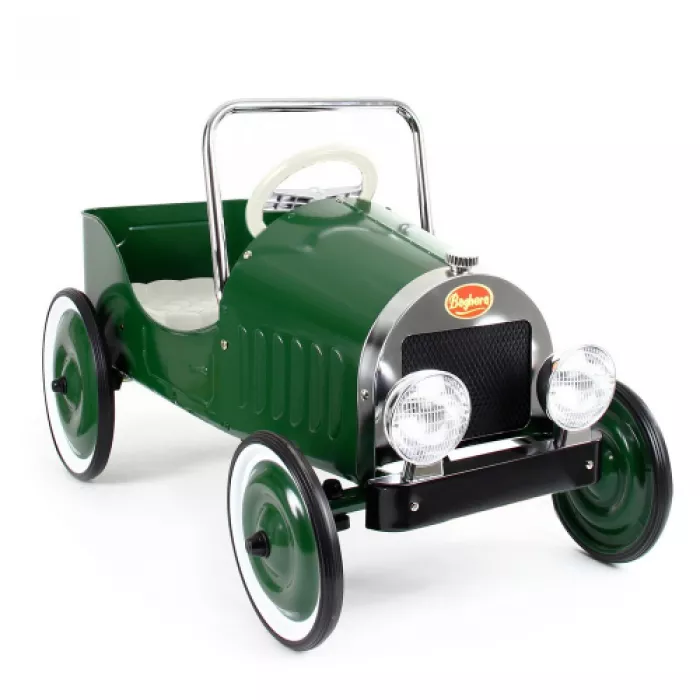 Masinuta ride-on cu pedale - Verde - Baghera Masinuta ride-on cu pedale - Verde - Baghera