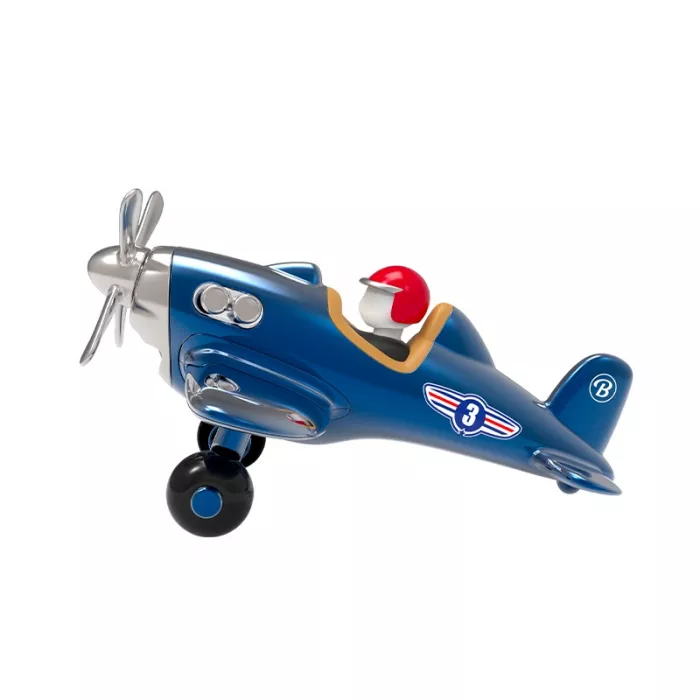 Avion retro cu elice - Blue - Baghera