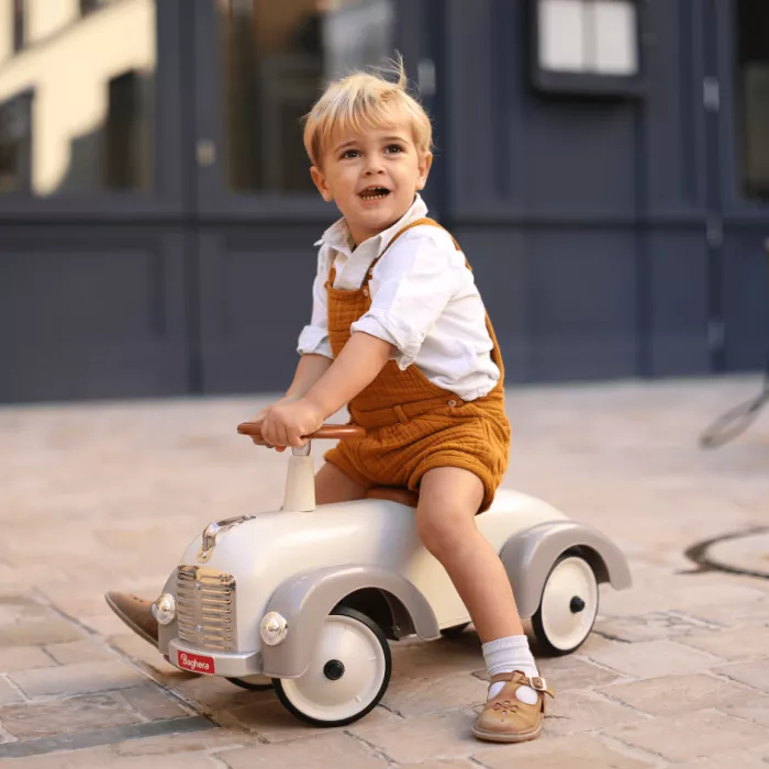 Masinuta Ride-On pentru 1-3 ani - Silk Gray - Baghera