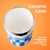 Cană termos cu acoperire ceramica BOBO White 485 ml – CHAKOLAB