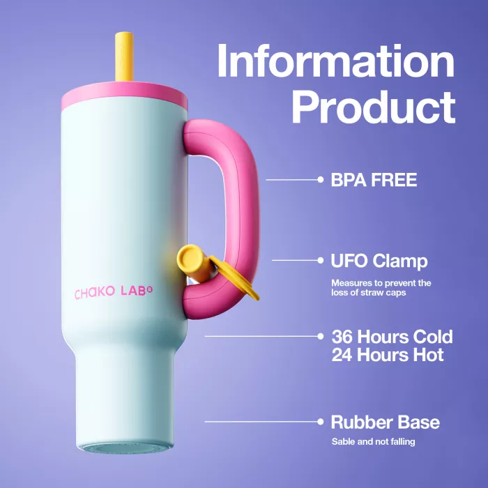 Cană termos BAWANG 1050 ml Blue – CHAKOLAB