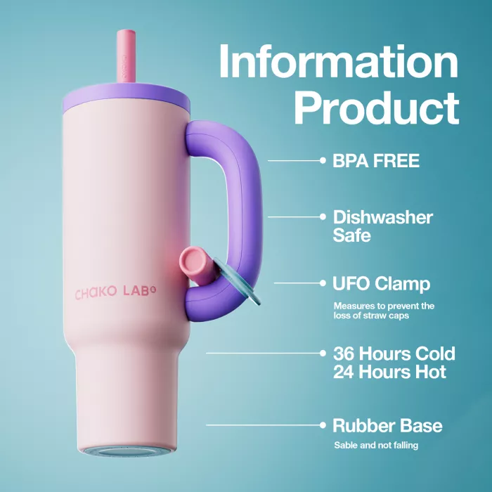 Cană termos BAWANG 1050 ml Purple – CHAKOLAB