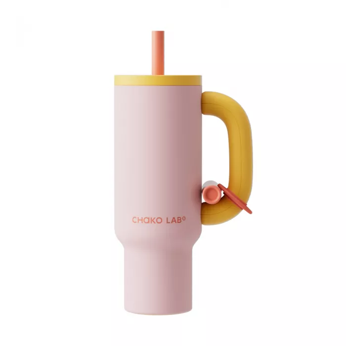 Cană termos BAWANG 1050 ml Pink/Orange – CHAKOLAB