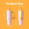 Cană termos BAWANG 1050 ml Pink/Orange – CHAKOLAB