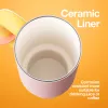 Cană termos BAWANG 1050 ml Pink/Orange – CHAKOLAB