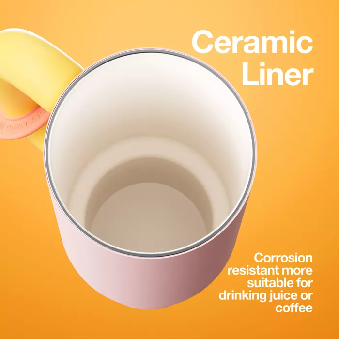 Cană termos BAWANG 1050 ml Pink/Orange – CHAKOLAB