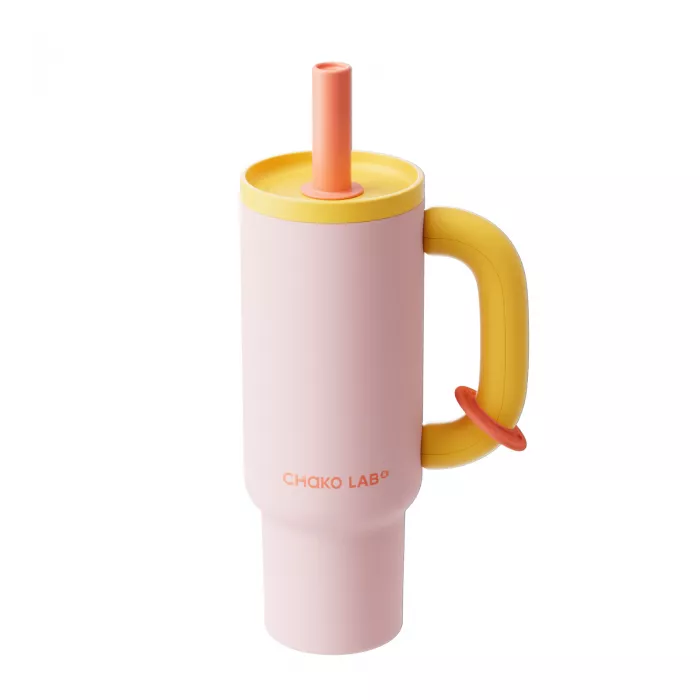 Cană termos BAWANG 1050 ml Pink/Orange – CHAKOLAB