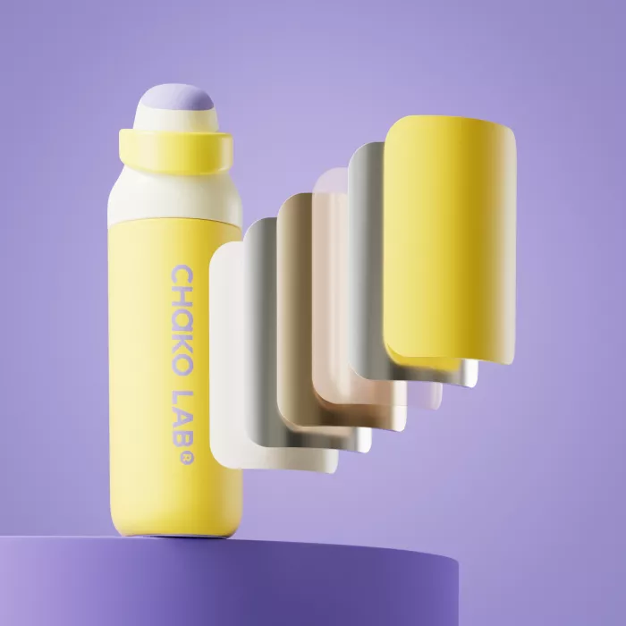 Sticla termos Kada - 700 ml - Yellow - Chako Lab
