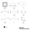 Set de constructie magnetic - Ball Run Dazzling Lights Pack Intense - 100 piese - CLEVERCLIXX Set de constructie magnetic - Ball Run Dazzling Lights Pack Intense - 100 piese - CLEVERCLIXX