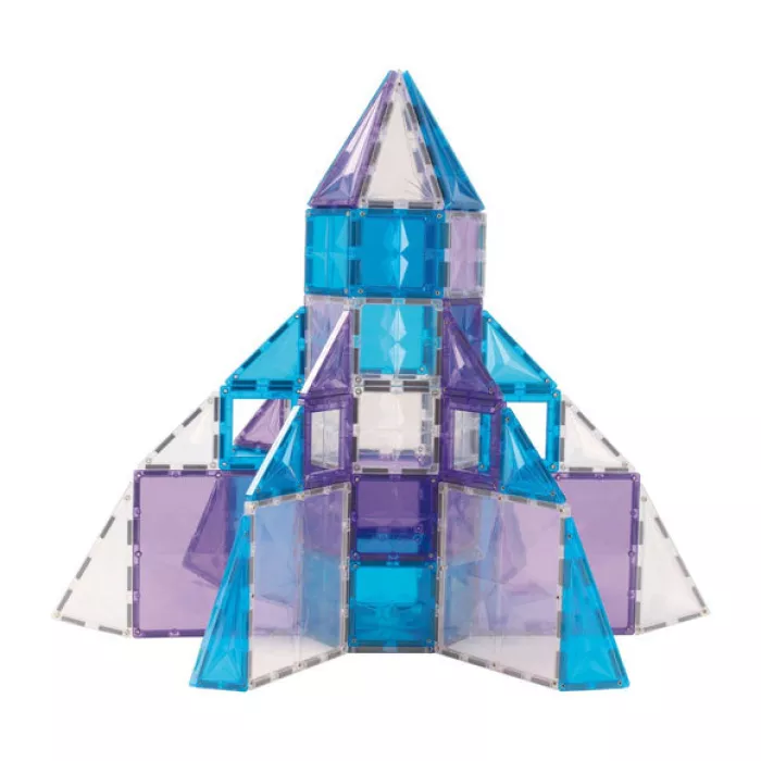 Set de constructie magnetic - Mega Ice Crystal Pack - 180 piese - CLEVERCLIXX Set de constructie magnetic - Mega Ice Crystal Pack - 180 piese - CLEVERCLIXX