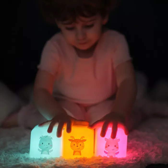 Lampa de veghe portabila Cube B - Lily the Unicorn - Cloud b