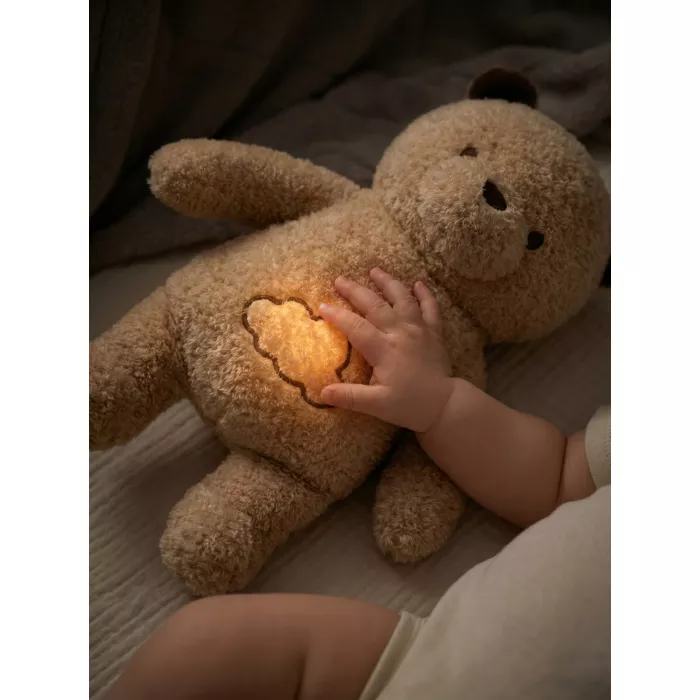 Ursulet din plus cu miscare de respiratie cu lumina si sunete - Cookie - Cloud b