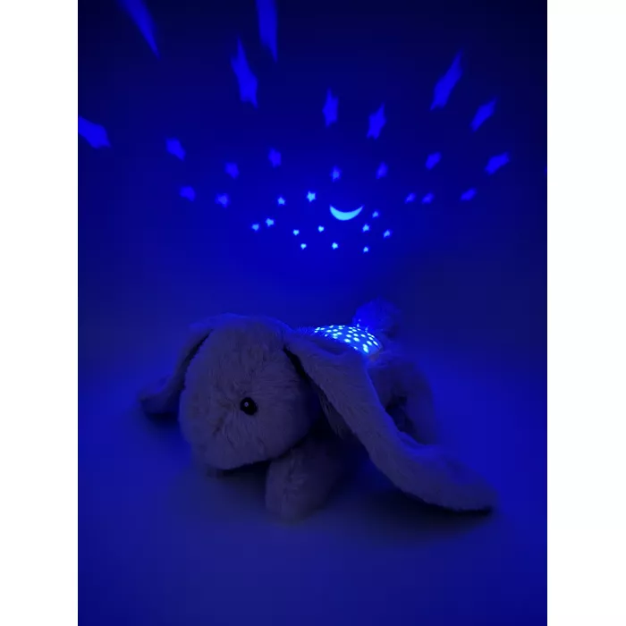 Jucarie din plus cu proiector de stele Iepuras - Dream Buddies - Cloud b