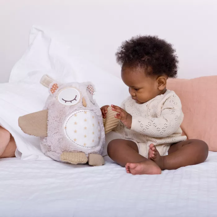 Jucarie de plus cu white noise si senzor de miscare - Nighty Night Owl - Cloud b