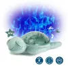 Lampa de veghe din plus cu proiectie subacvatica si sunete - Tranquil Turtle - Green - Cloud b