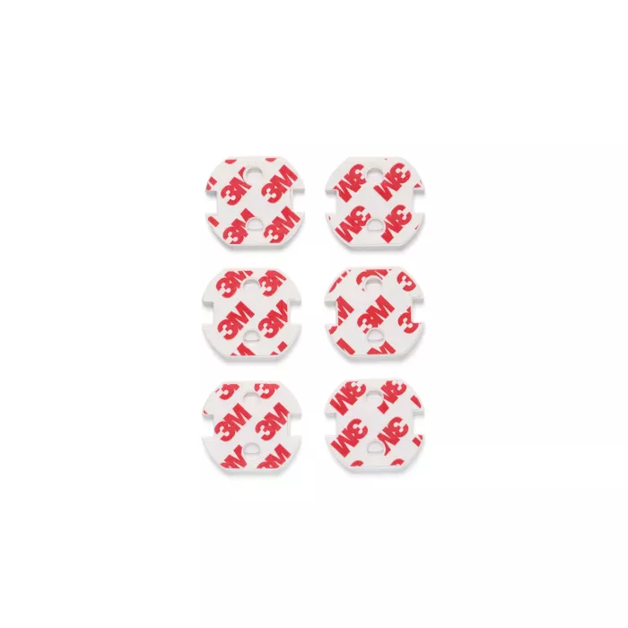 Protectii pentru prize cu sistem de rotire - set 6 buc - Transparente - Dooky