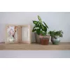 Rama foto din lemn dubla cu kit amprenta 2D - Happy Hands - Dooky