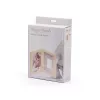 Rama foto din lemn dubla cu kit amprenta 2D - Happy Hands - Dooky