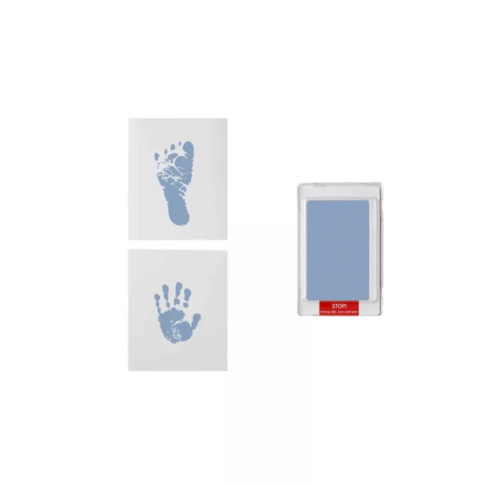 Kit de amprenta cu tus - Happy Hands - Blue - Dooky