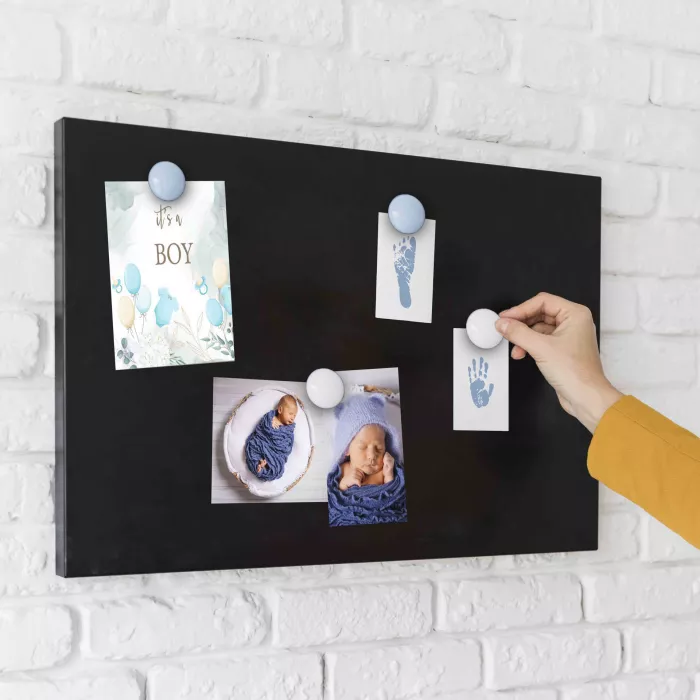 Kit de amprenta cu tus - Happy Hands - Blue - Dooky