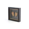 Kit amprenta 3D pentru bebelusi cu rama de lemn - Black Bronze - HAPPY HANDS - Dooky