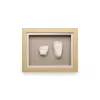 Kit amprenta 3D pentru bebelusi cu rama de lemn - HAPPY HANDS - Dooky