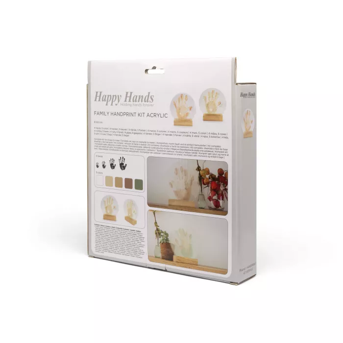 Kit Happy Hands Family Handprint – Amprente pentru întreaga familie