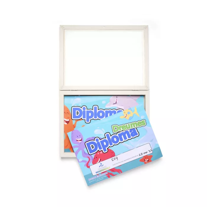 Ramă cu spațiu de depozitare pentru desene Happy Hands