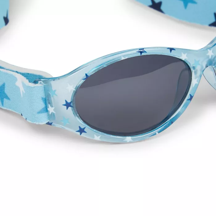 Ochelari de soare pentru bebelusi cu curea ajustabila - Blue Stars - Dooky