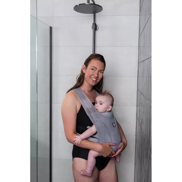 Marsupiu de apa ergonomic pentru bebelusi - Grey - Dooky