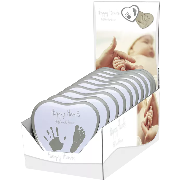 Kit amprenta 2D pentru bebelusi - Cutie Inimioara - Dooky