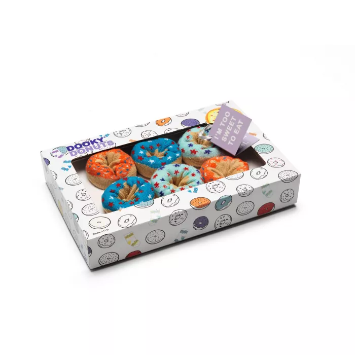 Sosetute pentru bebelusi - set 3 perechi - Blueberry Orange Donut - Dooky