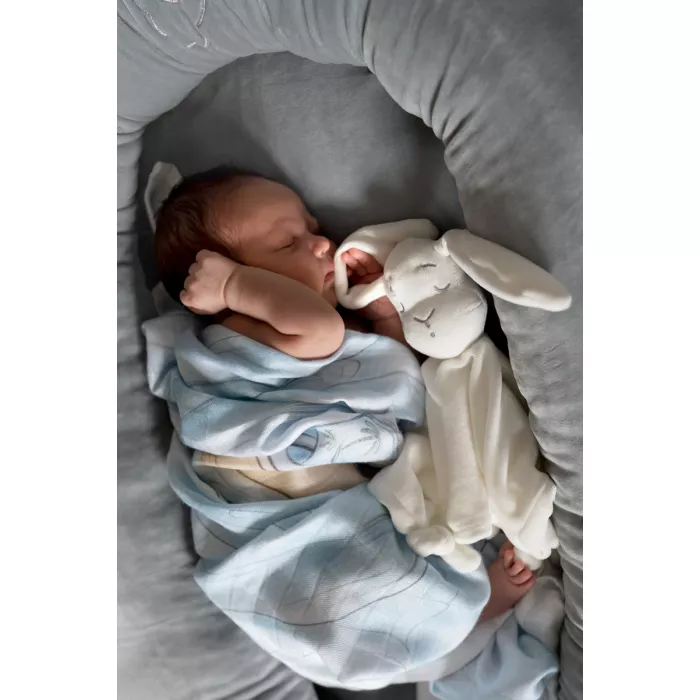 Doudou iepuras din plus - Alb - Effiki Doudou iepuras din plus - Alb - Effiki