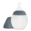 Biberon din silicon 240 ml - Blue Grey - Elhée Biberon din silicon 240 ml - Blue Grey - Elhée