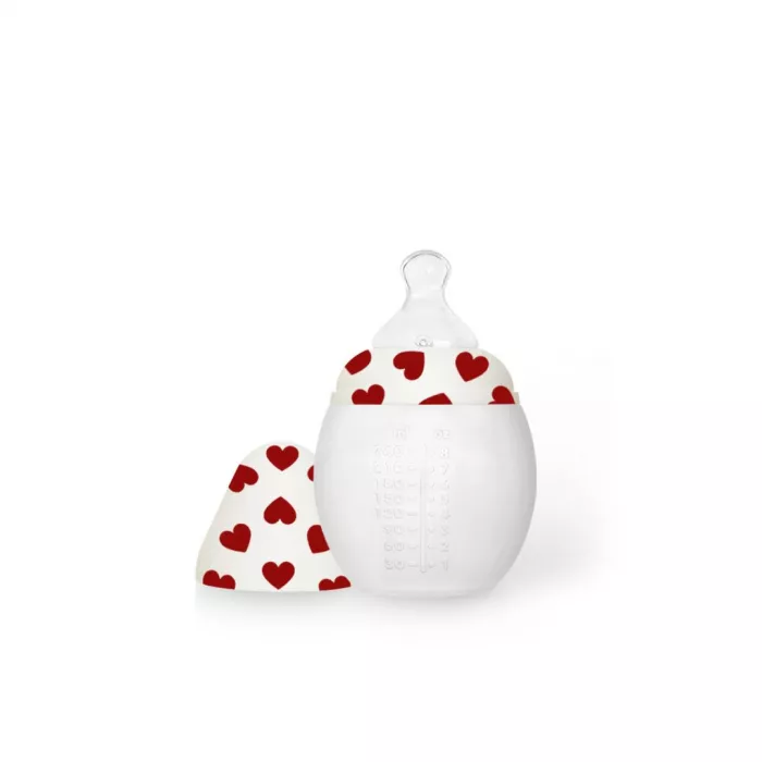 Biberon din silicon 240 ml - Full of Love - Elhée 