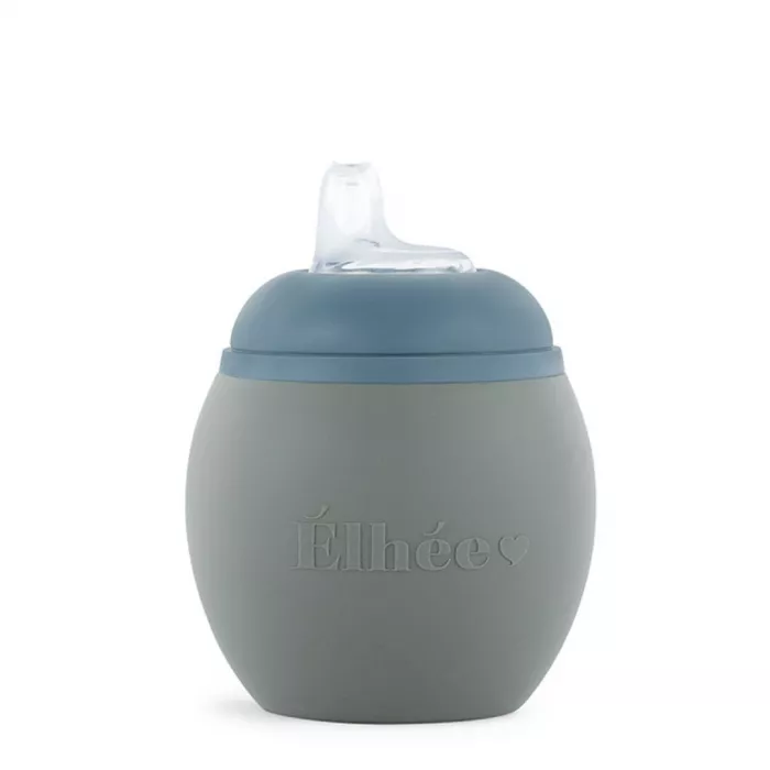 Cana cu cioc din silicon Bubble - Kaki/Blue- Elhée Cana cu cioc din silicon Bubble - Kaki/Blue- Elhée