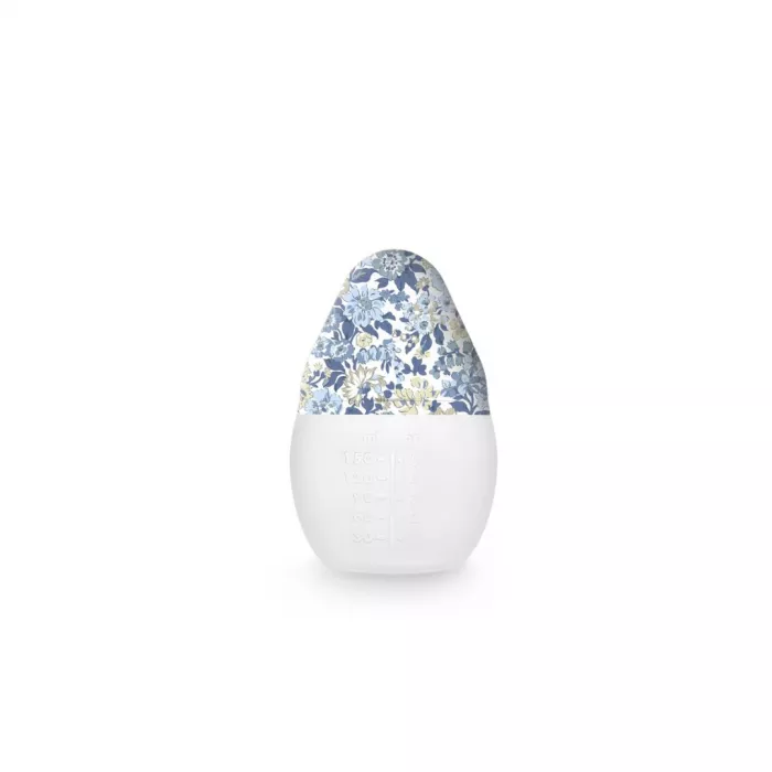 Biberon din silicon 150 ml - Liberty Honey Dew Blue - Elhée