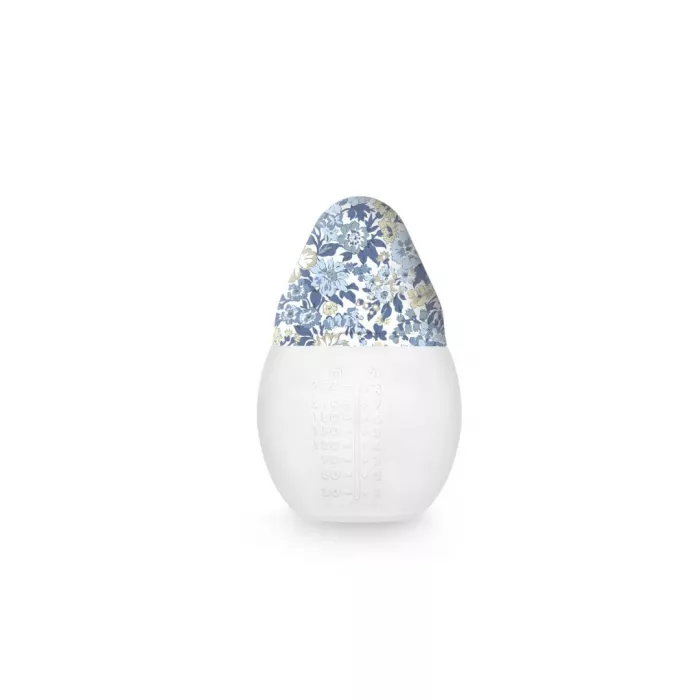 Biberon din silicon 240 ml - Liberty Honey Dew Blue - Elhée