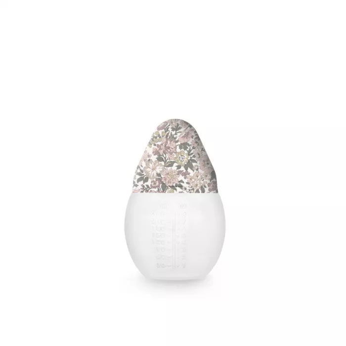 Biberon din silicon 240 ml - Liberty Honey Dew Pink - Elhée