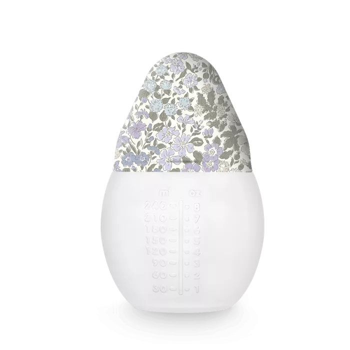 Biberon din silicon 240 ml - Liberty Joanna Louise Lavander - Elhée