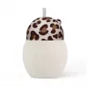 Cana din silicon cu pai - 240 ml - Coconut / Grauu - Elhée