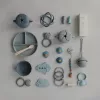Set 2 suzete cu tetina rotunda din cauciuc natural - Rope Ocean/Powder Blue - FRIGG Set 2 suzete cu tetina rotunda din cauciuc natural - Rope Ocean/Powder Blue - FRIGG