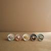 Set 2 suzete cu tetina rotunda din cauciuc natural - Daisy Willow / Cream - FRIGG Set 2 suzete cu tetina rotunda din cauciuc natural - Daisy Willow / Cream - FRIGG