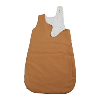 Sac de dormit cu 2 fete din bumbac organic - Ocru - Fabelab Sac de dormit cu 2 fete din bumbac organic - Ocru - Fabelab