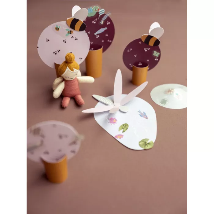 Set creativ DIY pentru papusi miniaturi - Happy Fields - Fabelab