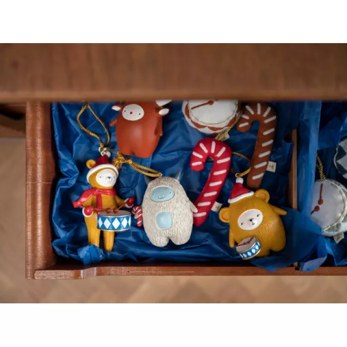 Accesorii pentru Craciun - Ornament pentru brad - Set 3 acadele - Fabelab