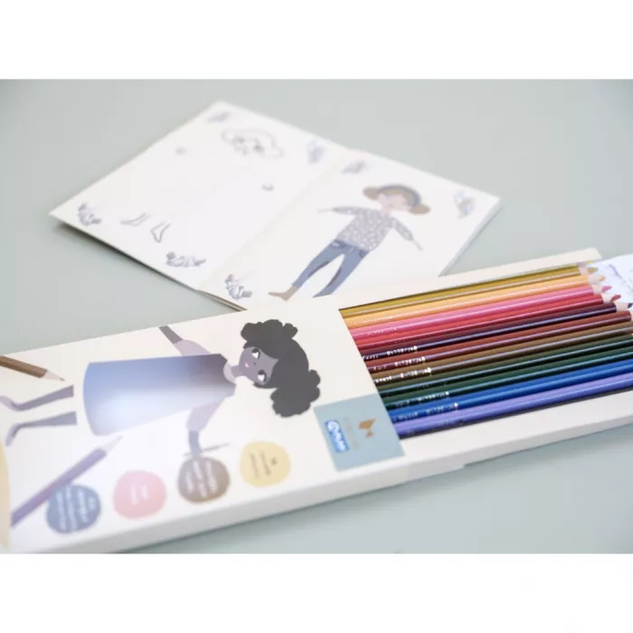 Creioane de colorat - COLOUR YOUR WORLD - Fabelab