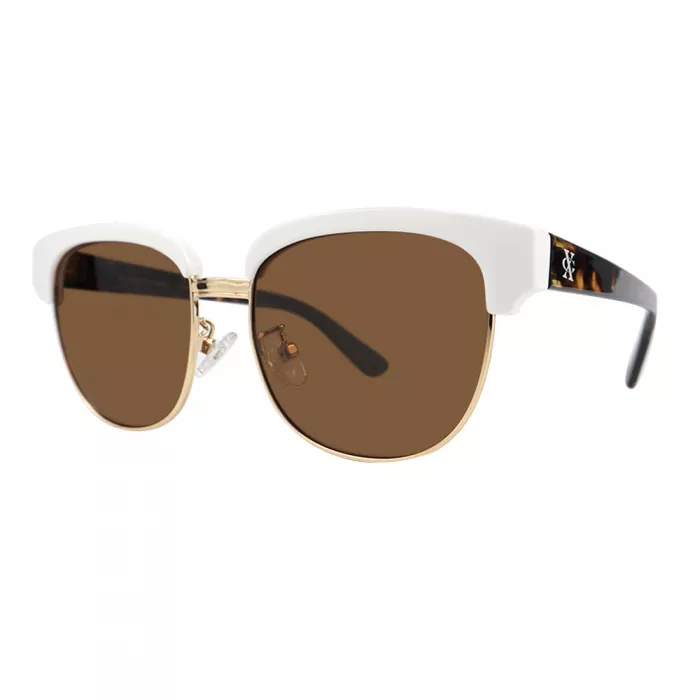 Ochelari de soare cu lentile polarizate TAC pentru copii - Denver - Polar White + Golden Tortoise - GrechX